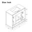 Meuble-lavabo 36 po