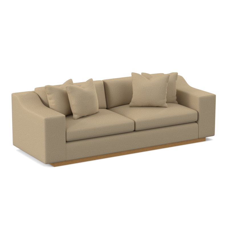 Barrett Sofa, Amber, Filigree Ivory 100% Polyester