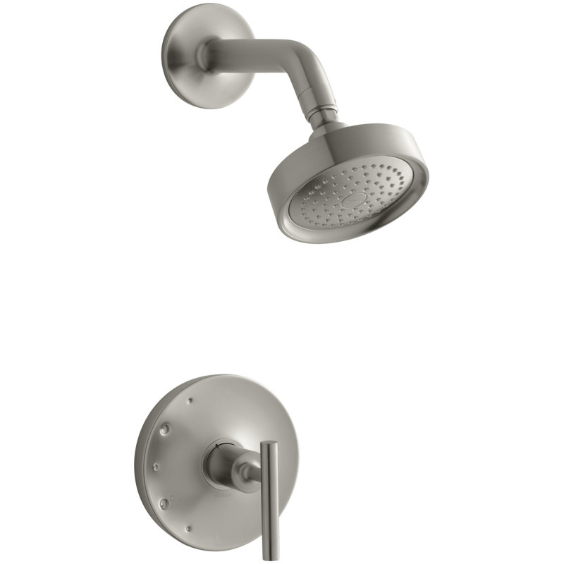 Kohler Purist Rite Temp Shower Trim kit with lever handle, Vibrant Brushed Nickel
