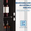 Armoire à vin d'angle en bois économiseur d'espace-2078309518