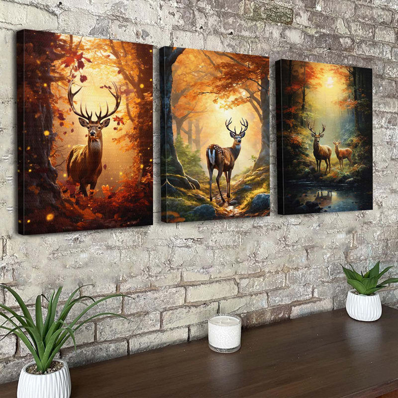 3 Piece Wrapped Canvas Print
