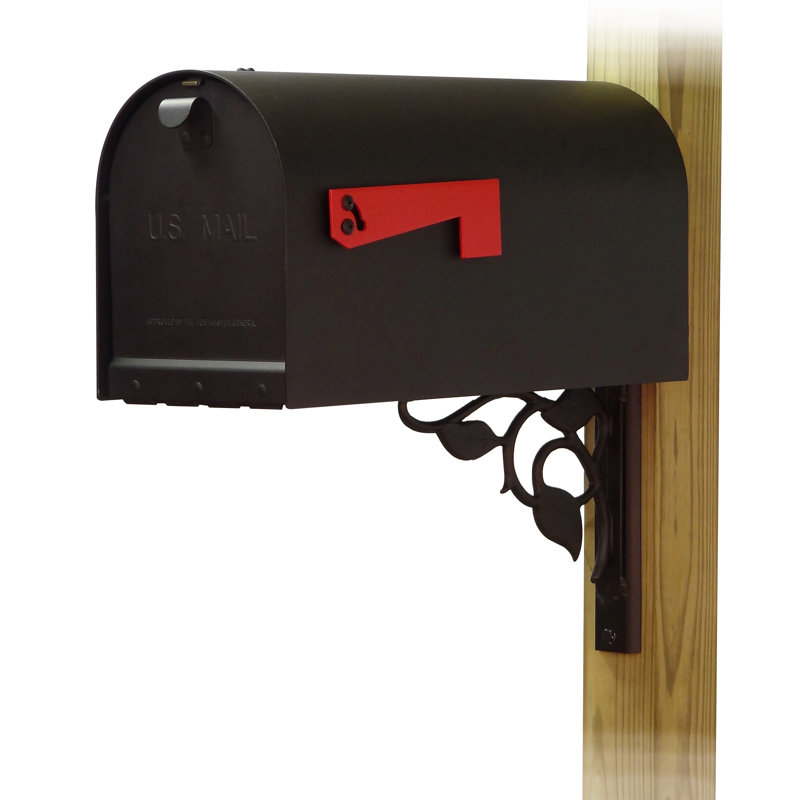 Titan Aluminum Post Mounted Mailbox