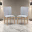 Chaise d'appoint en lin Arzel