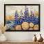 «Jabien Blue Bonnets Flowers On A Wood Slide Landscape I - Blue Bonnets Large, art mural»-606384409-606384408-606384415