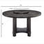 5 pièces Table ronde transitionnelle avec chaises rembourrées en polyuréthane Susan-119217014