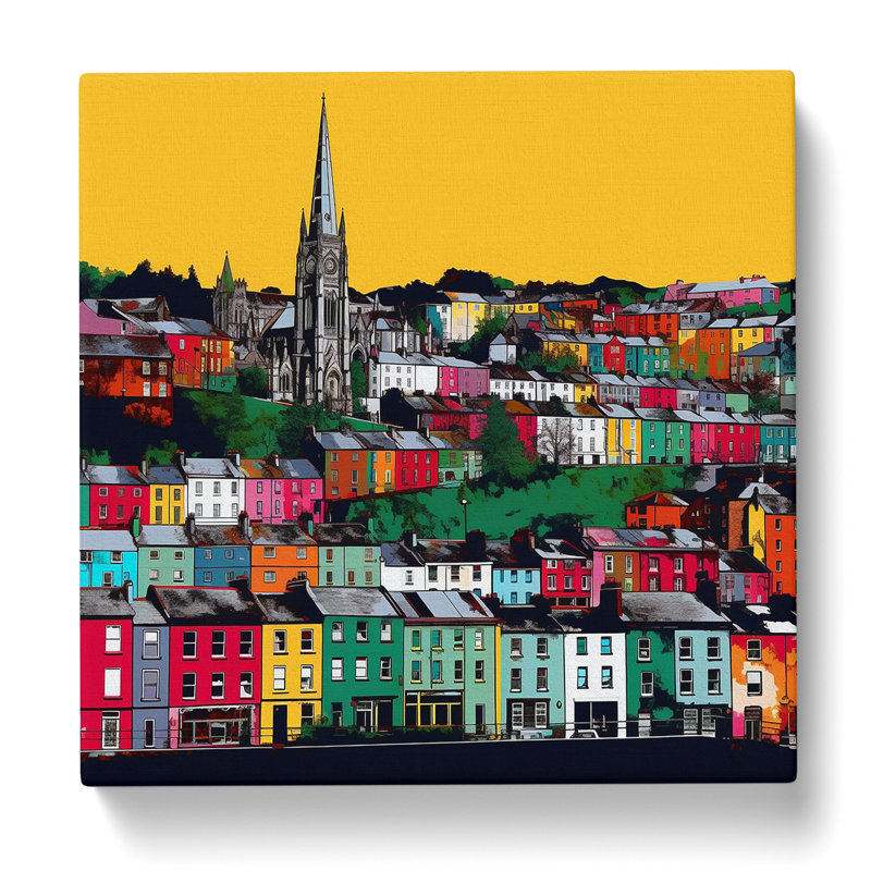 City Of Cork Pop No.1 - Wrapped Canvas, 35cm H x 35cm W x 3cm D