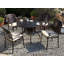 Frame 4 - Person Patio Dining Set with Round Table , Cushions Included
