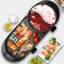 Poêle à barbecue électrique 2 en 1 antiadhésive portative Teppanyaki Home Bbq