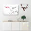 Seagull Birds In The Light Painting - Wrapped Canvas-56654158