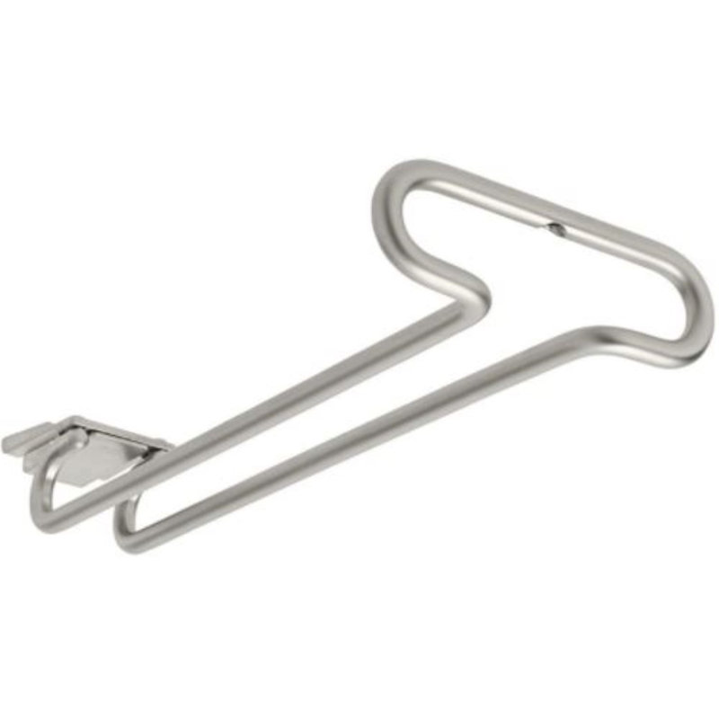 Porte-verres à vin Rev-A-ShelfUnder, Nickel satiné, L 4,25 po x P 11 po x H 1,5 po 