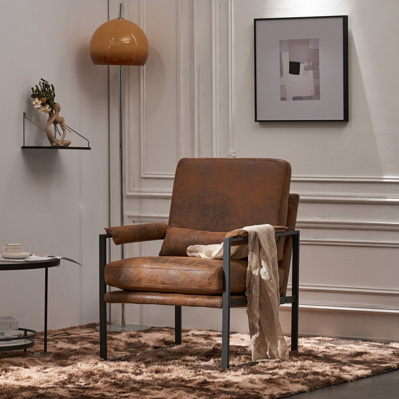 Fauteuil l 24,8 po Ritchey, Brun foncé