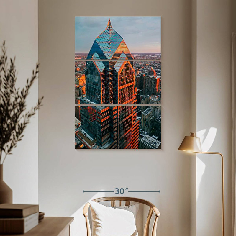 Lilie Liberty Place Skyscraper, 65" H x 42" W