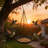 2Pcs Hanging Bird Feeder Tray