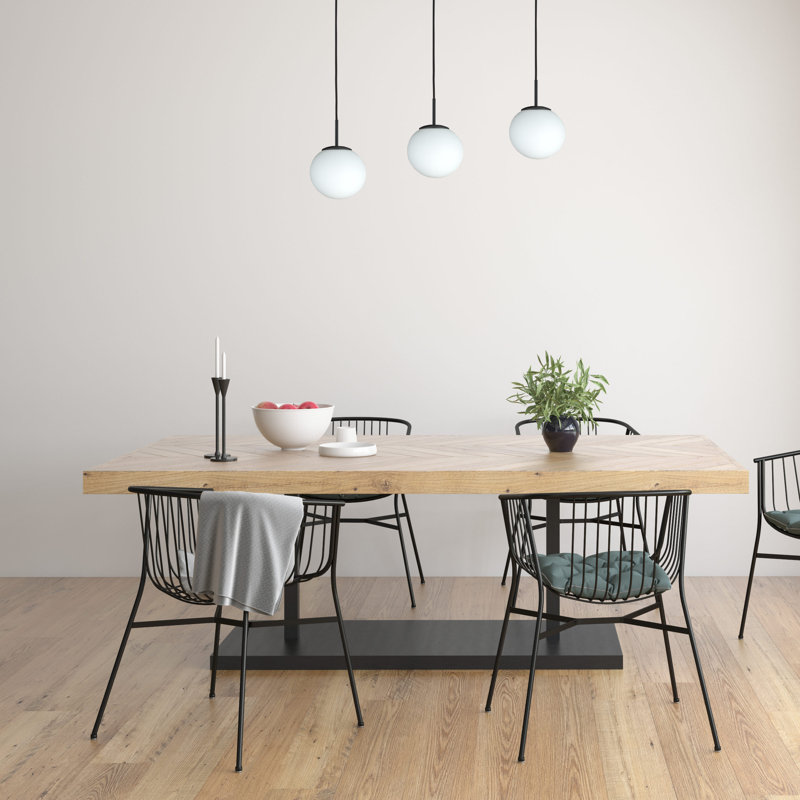 Bosie - Light Matte Black Pendant, 3