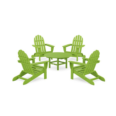POLYWOOD® Classic Adirondack 4-Person Patio Seating Group