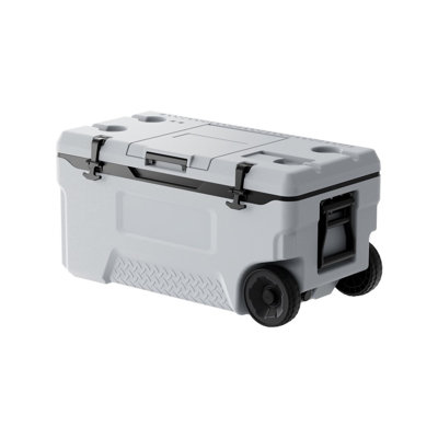 VEVOR 70L Serving Station / Cart Cooler with wheels in Grey-white