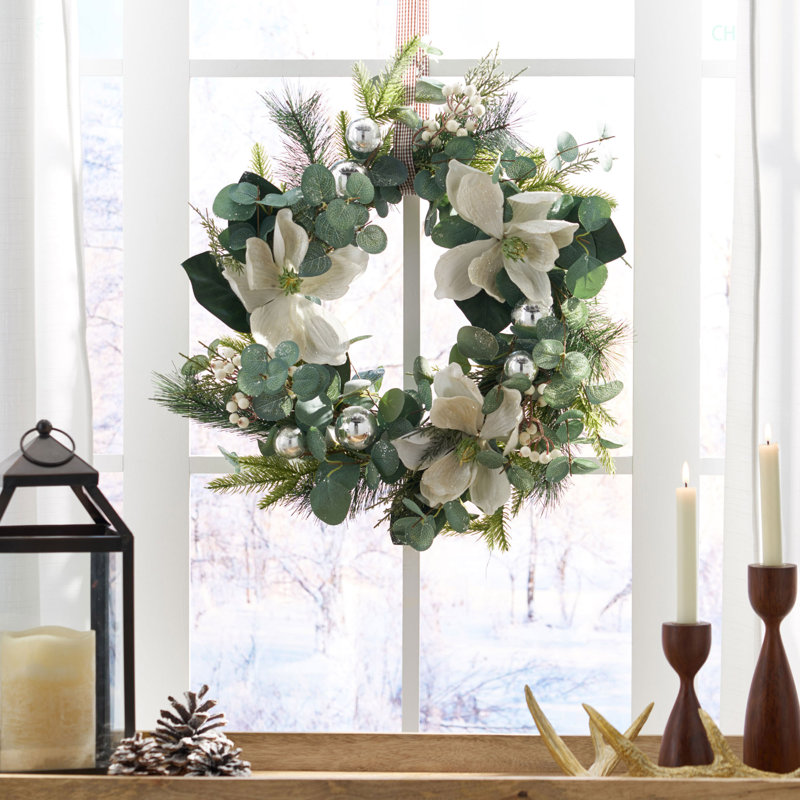 Donway Faux Foliage Polyester 21.75'' Wreath