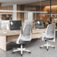  Chaise de bureau ergonomique compacte avec accoudoirs rabattables Nahjee-1679359917-1697125963