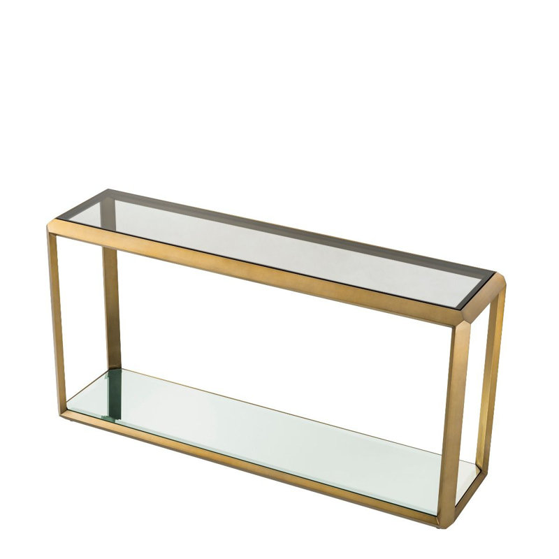 Callum 59'' W Glass Console Table