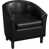 Black Faux Leather