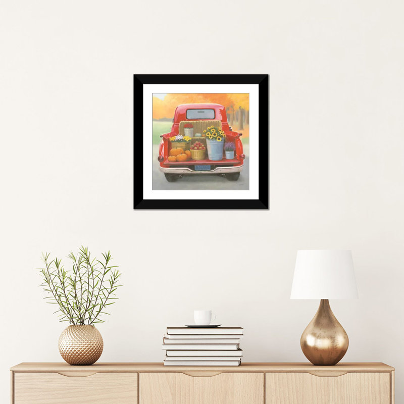 « heartland harvest moments i », reproduction sur toile, H 16 po x l 16 po x P 1 po, Papier d'art encadré noir, Blanc