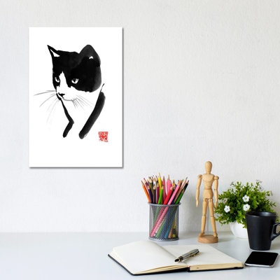 Cat Face by Péchane - Painting on Canvas