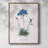 Caladrinia Framed Print - Solid Wood