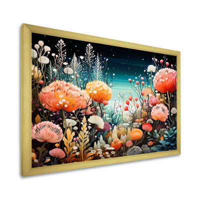 Underwater Coral Reef Depths I - Coral Canvas Prints