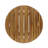 Outdoor 16" Acacia Wood Side Table, Teak Finish-96108015