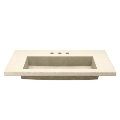 36.5" Single Bathroom Vanity Top with Sink