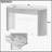Entryway Table with Fluted Design-1872155113