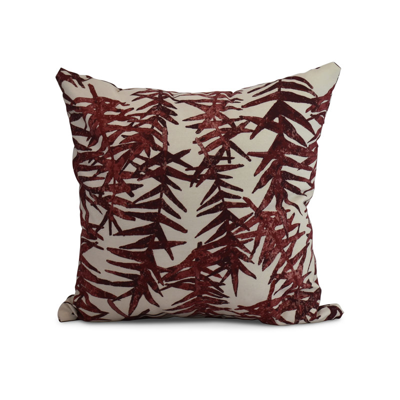 Housse et insert de coussin cubain, 26 po x 26 po, Rouge