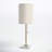 Reed 23" White Table Lamp-960972205