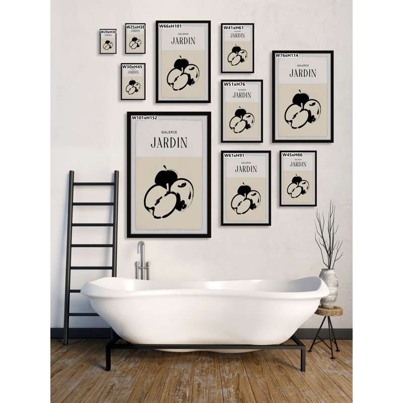 Galerie Jardin - Single Picture Frame Print, 30cm H x 20cm W x 3.81cm D