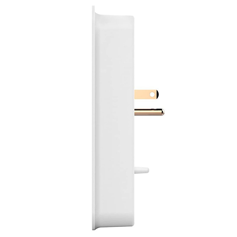 Prolongateur de prise de courant mural avec prises AC et ports USB Huntkey (paquet de 3), Paquet de 3