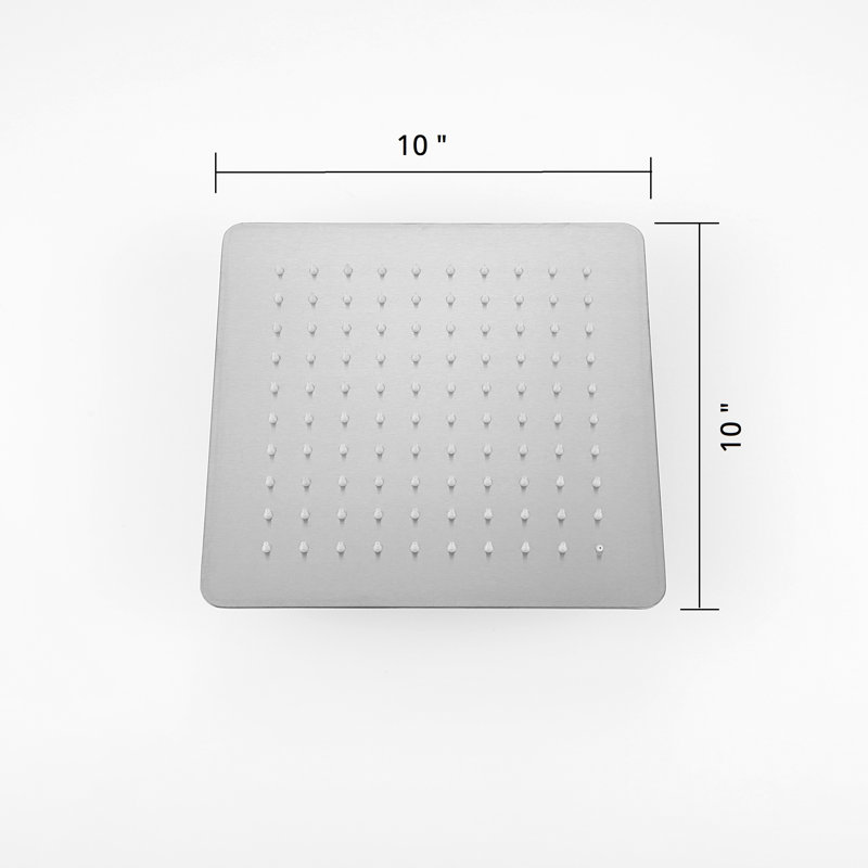 Rain Adjustable Shower Head 1.8 GPM GPM, Brushed Nickel