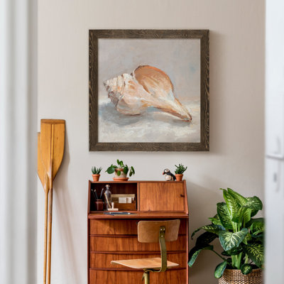 Reproduction d’art sur toile encadrée, "Impressionist Shell Study III"