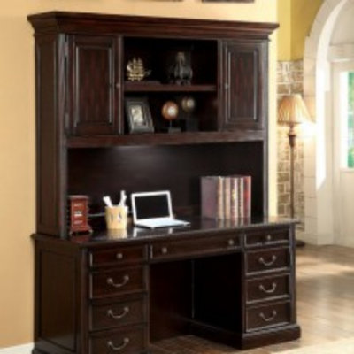 Peralez Solid Wood Armoire Desk
