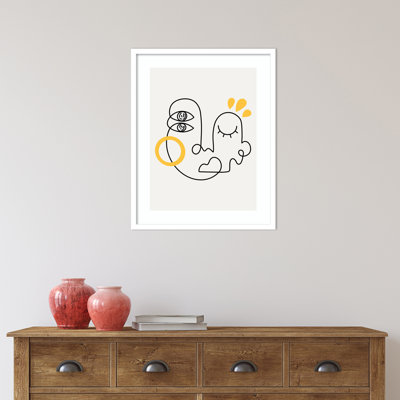 Still Here - Reproduction d'art graphique sur papier encadré