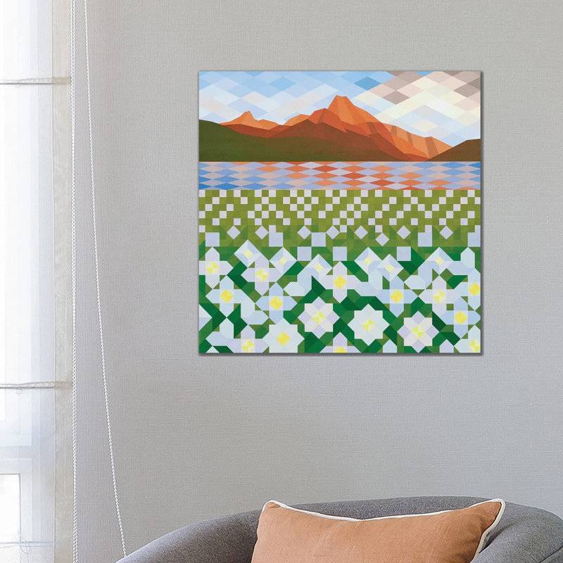 Daisy Fields by Jun Youngjin - Wrapped Canvas Gallery-Wrapped Canvas Giclée, 66.04 cm H x 66.04 cm W