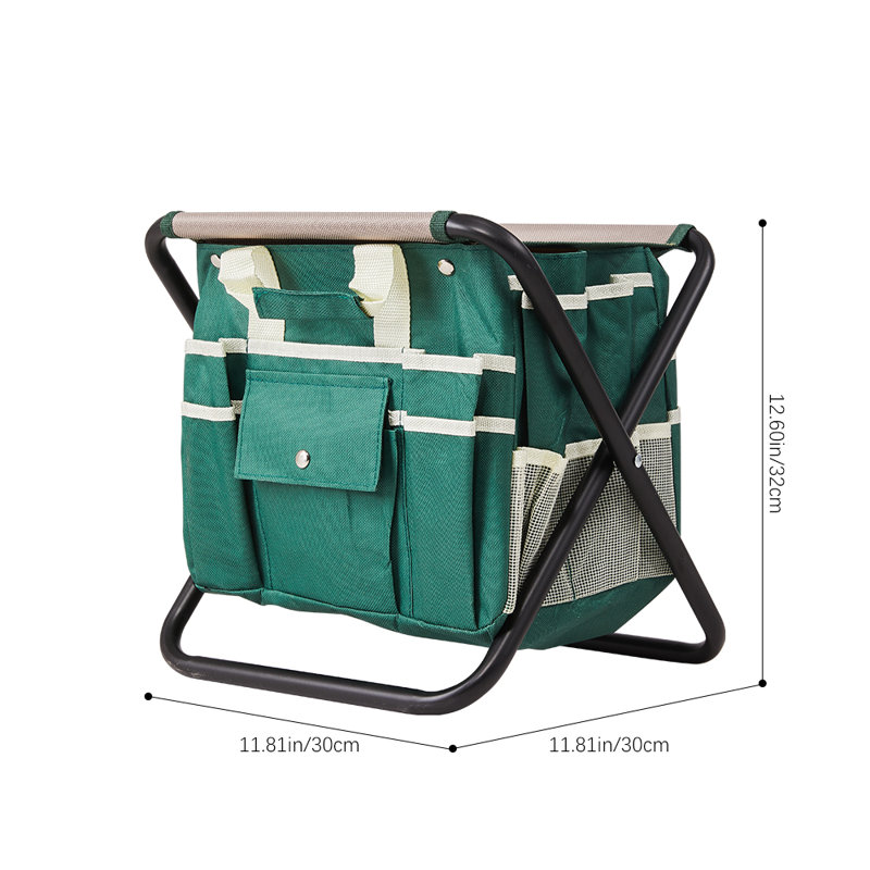 Green Metal Stainless Steel Patio Planting Tools Set