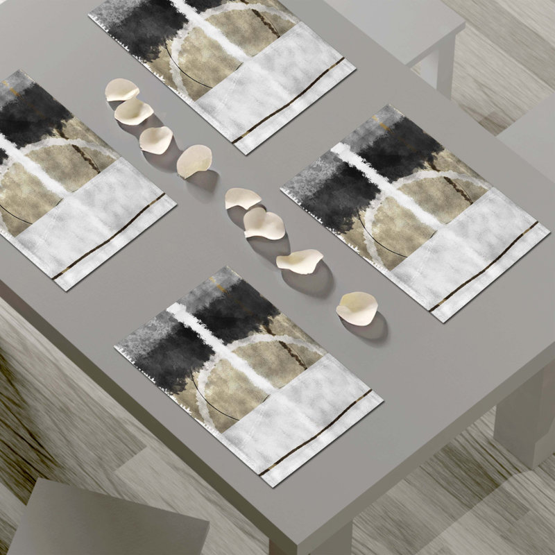 Napperon abstrait en polyester