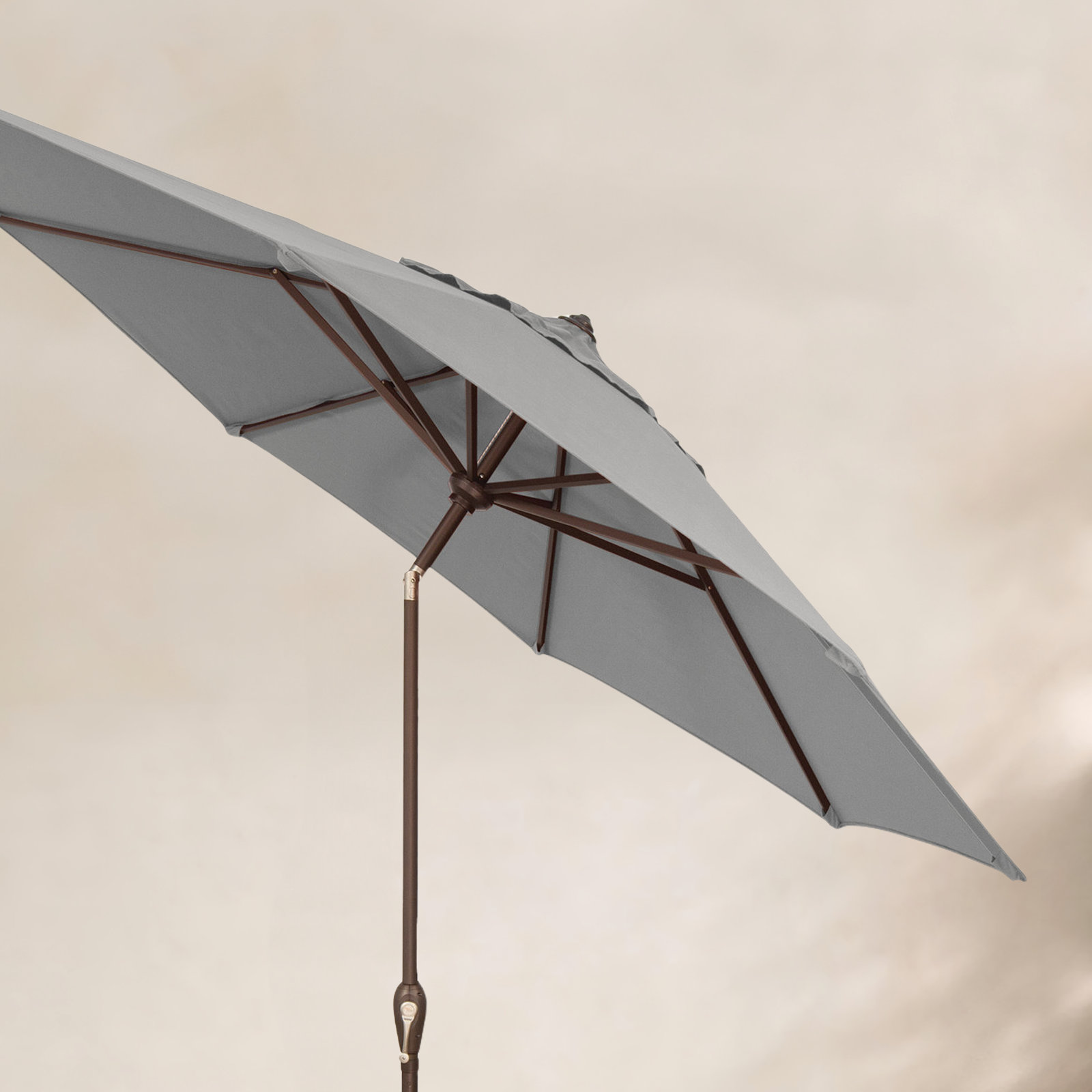 Colete 9' Market Sunbrella Umbrella, Cast Silver Sunbrella®, Bronze