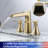 2-handle Bathroom Faucet with Drain Assembly-83674728