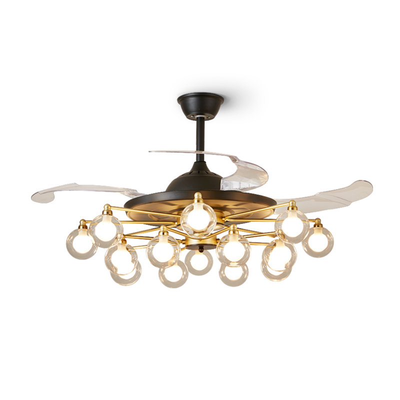 Cevilla Ceiling Fan with 16 Light Kit, 40.94"