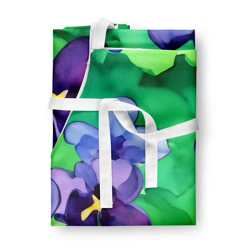 Iris du Tennessee en tablier aquarelle, Wisconsin Wood Violets