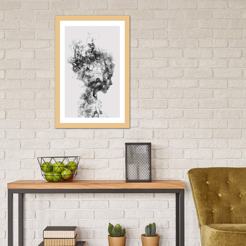 « Dissolve Me » par Dániel Taylor - reproduction sur toile, H 32 po x l 24 po, Papier dans un cadre photo, Naturel