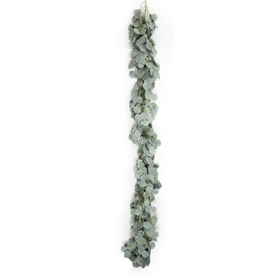 Guirlande 6 "en argent givré Eucalyptus
