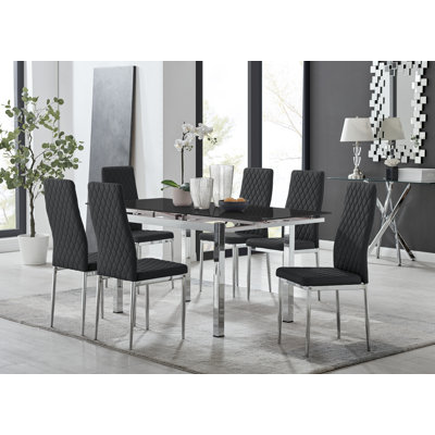 Ensemble de table de salle à manger extensible Tierra Modern