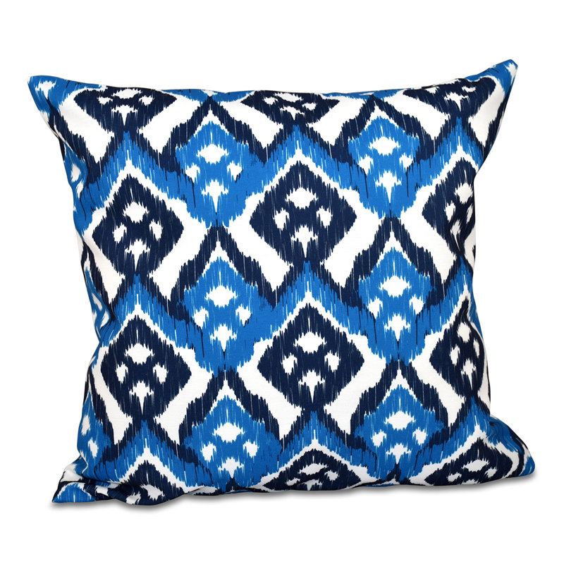 Housse et insert de coussin extérieur d'extérieur, Bleu foncé, H 26 po x l 26 po